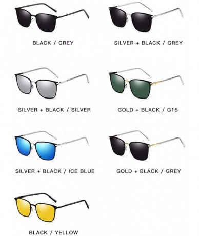 Aviator Polarizing sunglasses for men - E - C018Q7XY562 $57.81