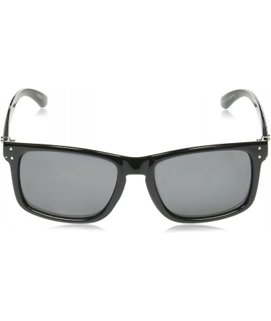 Square Clyde Sunglasses - Black - CR119T1L03J $27.14