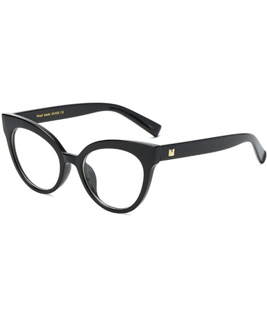 Square Fashion Glasses Optical Non Prescription Eyeglasses - Black - C918INTA9QK $30.83