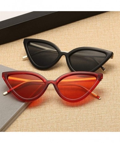 Cat Eye Women Cat Eye Sunglasses PC Frame Fashion For Female - Whitegray - CA199C4NYLY $20.78