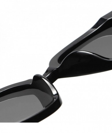 Oversized Round Oversized Sunglasses for Women Men UV Protection (C6 Creamy White Frame/Black Lens) - CY19642L9K6 $18.64