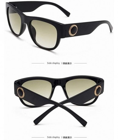 Goggle Personality Female Sunglasses Gradient Sunglasses Retro Star With Glasses - Style 5 - C018UCRT4OC $41.46