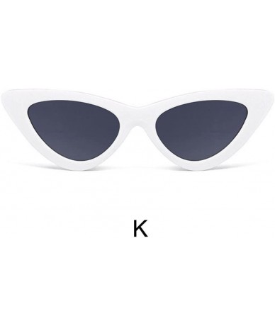 Cat Eye Fashion Sunglasses for Women Retro Cat Eye Shades Sun Glasses UV 400 Lens Protection Goggles (K) - K - CJ190DGRX8M $1...