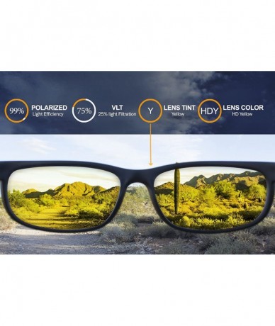 Sport Polarized IKON Replacement Lenses for SPY Lennox Sunglasses - - Hd Yellow - C9189KO8XKM $58.49