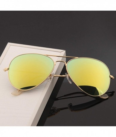 Square Fashion Classic Sunglasses Women Men Driving Mirror 2020 NEW Pilot Sun Glasses Er Unisex UV400 - Green - CP199C5ESUE $...