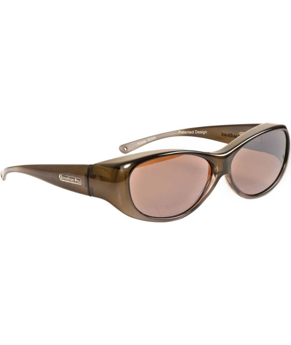 Oval Eyewear Kiata/Nagari Sunglasses - Olive Charcoal - CK116FVYL8R $79.18