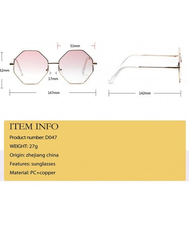 Oval Women Vintage Eye Sunglasses Retro Eyewear Fashion Radiation Protection - B - C9193XHORRO $19.53