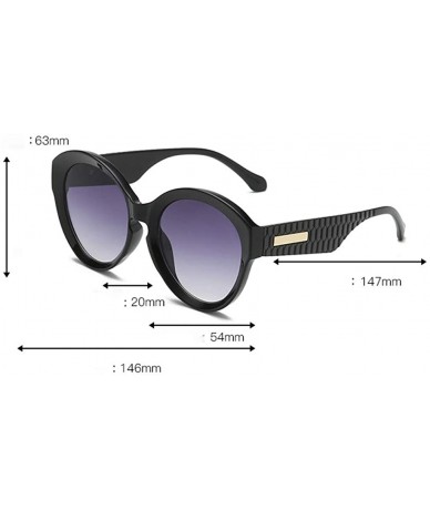 Oval Fashion Man Women Irregular Shape Sunglasses Glasses Vintage Retro Style Plastic Sunglasses - CD18UKZE4XS $15.14