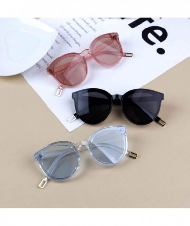 Round 2019 Vintage Cat Eye Kids Sunglasses Baby Children Boys Girls Big Cute Cateye Sun Glasses Uv400 Travel Eyewear - C1198A...