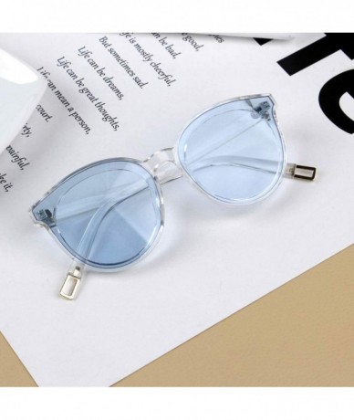 Round 2019 Vintage Cat Eye Kids Sunglasses Baby Children Boys Girls Big Cute Cateye Sun Glasses Uv400 Travel Eyewear - C1198A...