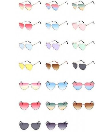 Goggle Vintage Love Sunglasses Goggles for Women Men Retro Sun Glasses UV Protection - Style6 - CF18RLYZ533 $14.84