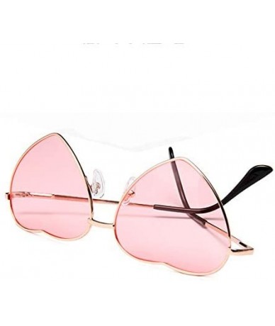 Goggle Vintage Love Sunglasses Goggles for Women Men Retro Sun Glasses UV Protection - Style6 - CF18RLYZ533 $14.84