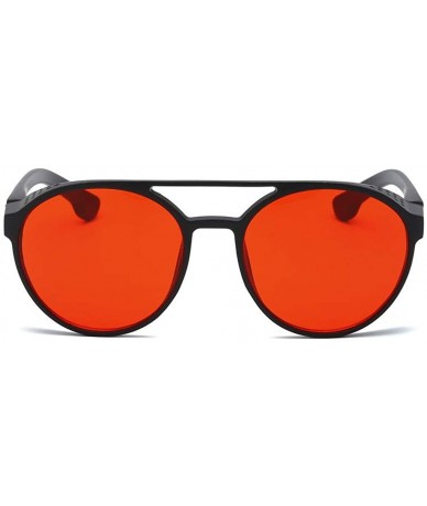 Rectangular Men Vintage Eye Sunglasses Retro Eyewear Fashion Radiation Protection - Red - C2190OKYWM0 $21.12