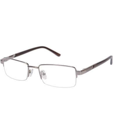 Rectangular Metal Frame Blue Light Blocking Reading Glasses 1.56 Lenses-6334 - C517YI8L4K8 $28.45