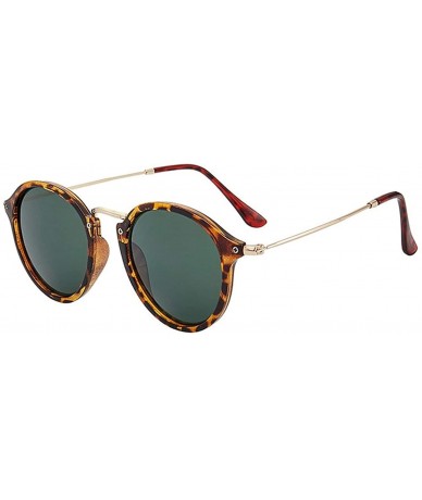 Round Sunglasses Women Men 2019 Vintage Round Sun Glasses Designer Sunglasses UV400 - C618ZOMRUU6 $40.06