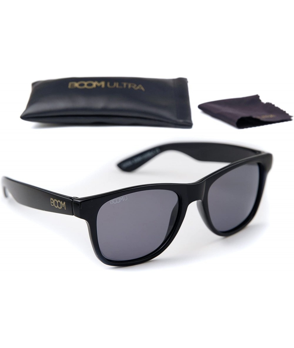 Rectangular Ultra Premium Polarized Sunglasses by Dimensional Optics - Shadow - C618D4CGQN9 $50.25