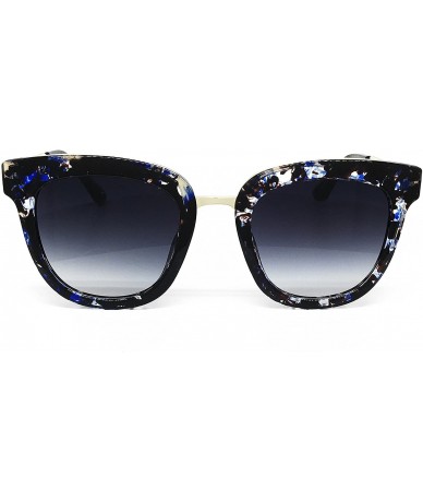 Oversized 6708 Premium Oversize Womens Mens Mirror Funky Fashion Candy Sunglasses - Metal Arm - CE183L7ULGI $31.47