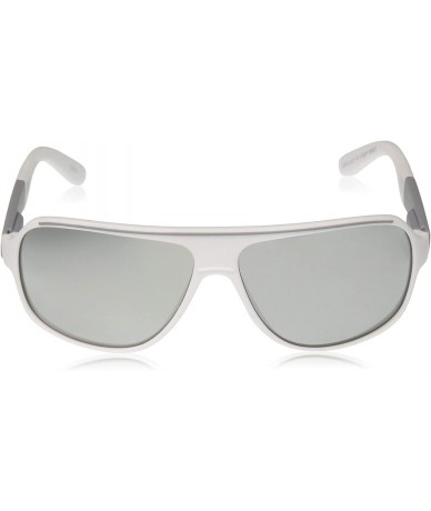 Shield Men's 573SP Rectangular Sunglasses with 100% UV Protection- 62 mm - White & Grey - CH128SHDEBZ $50.01