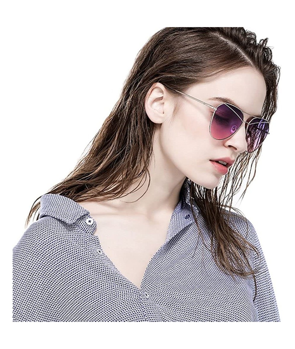 Goggle Trend men and women with sunglasses Sunglasses with personality - Purple Color - CU18DWX43LA $48.02