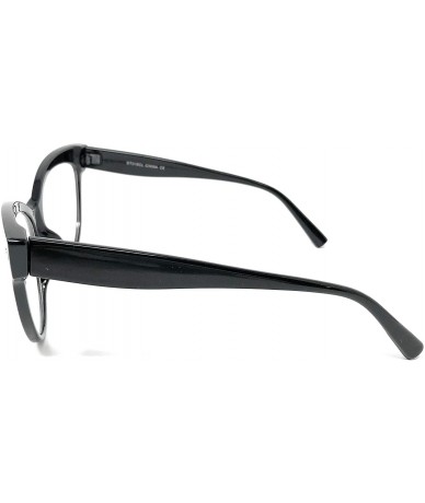 Cat Eye Cateye High Pointed Eyeglasses or Sunglasses - High Point- Black/Clear - C818LCENW8L $16.77