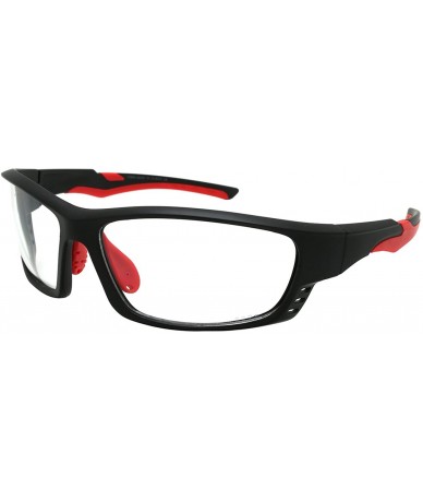 Sport Safety Sunglasses 570090 CL 3 - Cl Matte Black+red - CE185U702ZH $24.02