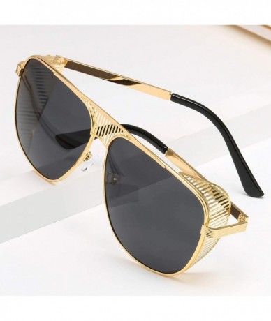 Shield Steampunk sunglasses oversized shields Protection - 2 - CA1969XW96I $26.17