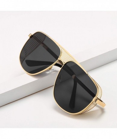 Shield Steampunk sunglasses oversized shields Protection - 2 - CA1969XW96I $26.17