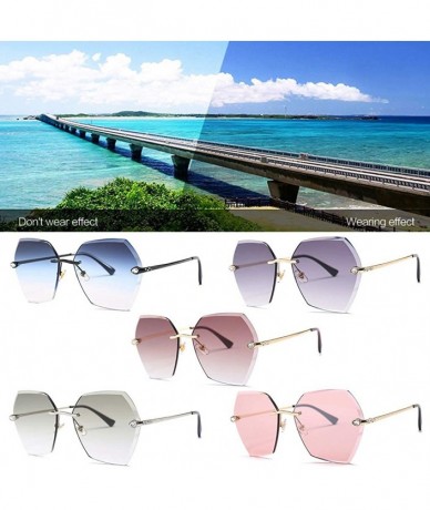 Cat Eye Polarized Sunglasses Protection Personality Decoration - CW18R4LE3L4 $24.88