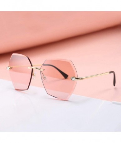 Cat Eye Polarized Sunglasses Protection Personality Decoration - CW18R4LE3L4 $24.88