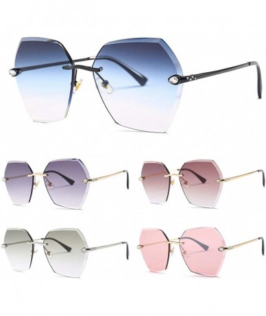 Cat Eye Polarized Sunglasses Protection Personality Decoration - CW18R4LE3L4 $24.88