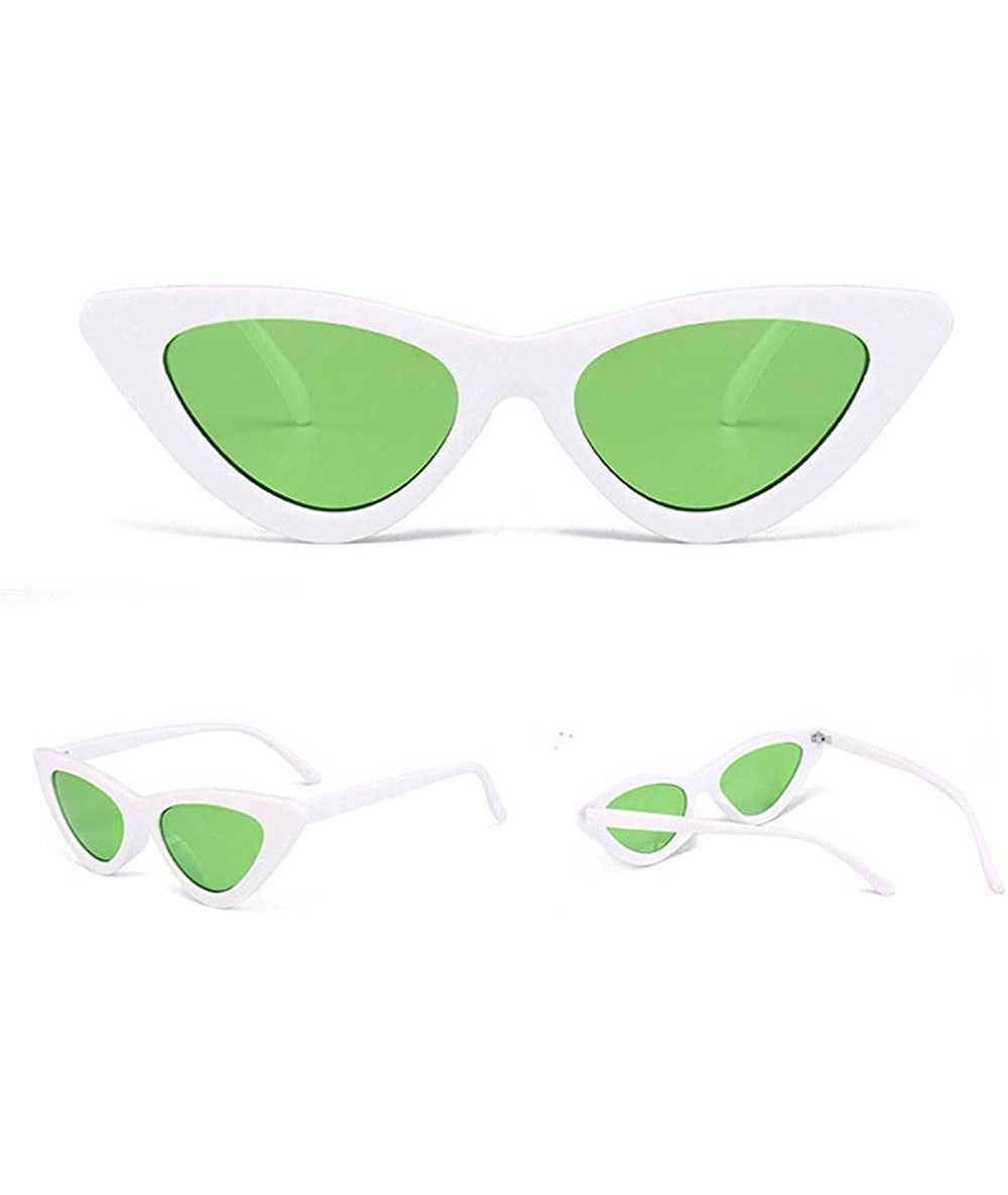 Square Goggles Sunglasses Fashion Vintage Plastic - F - C1197X84YDD $14.05