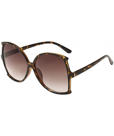 Oversized Oversize Sunglasses Women Man Big Frame Irregular Shape Sunglasses Eyewear - A - CR190HXLHRM $16.96