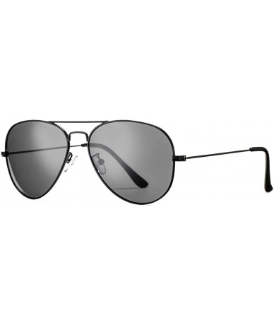 Aviator Classic Polarized Aviator Sunglasses for Men Women Mirrored UV400 Protection Lens Metal Frame - C318HO0D3N9 $29.62