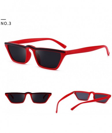 Square Classic Style Sunglasses with Polarized Lenses for Men or Women - Red - C618C3TXQ7D $18.65