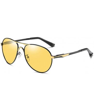 Rectangular Polarized Photochromic Driving Sunglasses-Outdoor ANTI GLARE Eyewear-Mirror Lens - A - C2190EE4E7N $62.90