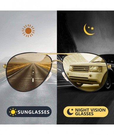 Rectangular Polarized Photochromic Driving Sunglasses-Outdoor ANTI GLARE Eyewear-Mirror Lens - A - C2190EE4E7N $62.90