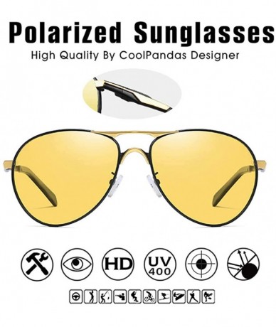 Rectangular Polarized Photochromic Driving Sunglasses-Outdoor ANTI GLARE Eyewear-Mirror Lens - A - C2190EE4E7N $62.90