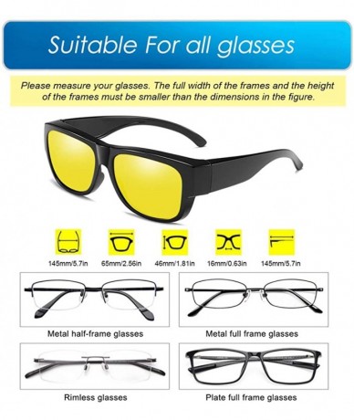 Sport glasses anti glare suitable prescription - Night - C218XSMKQRW $33.95