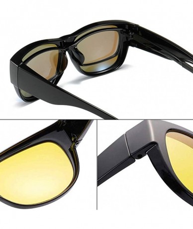 Sport glasses anti glare suitable prescription - Night - C218XSMKQRW $33.95