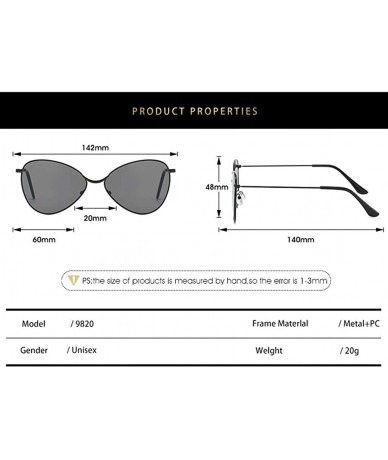 Sport Sunglasses For Men Women Polarized Sun Glasses Metal Frame Glasses Outdoor Eyewear Fashion Classic Eyeglasses - C418RUI...