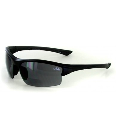 Sport "Stone Creek MX1" Men's Wrap-Around Bifocal Reading Sports Sunglasses (Black w/Smoke +1.50) - CV11609XT5F $51.99