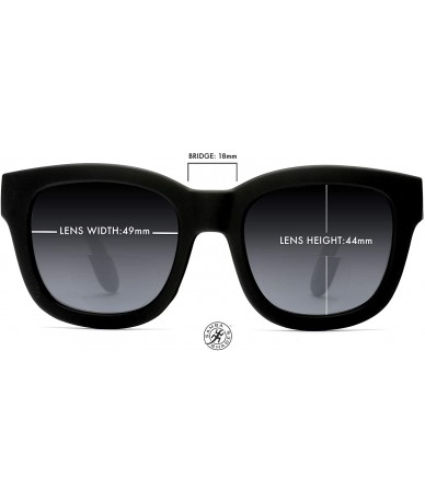 Wayfarer Bifocal Reader Sunglasses Marlene Dietrich Reading Glasses Under the Sun - Black - CG189AN99MX $44.26