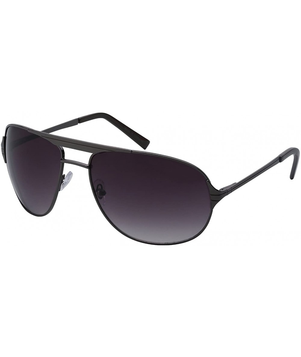 Oversized Pilot Big Aviator Sunglasses Top Gun Spring Hinge for Men Women BG20755S - CF124SWGYJ3 $19.91