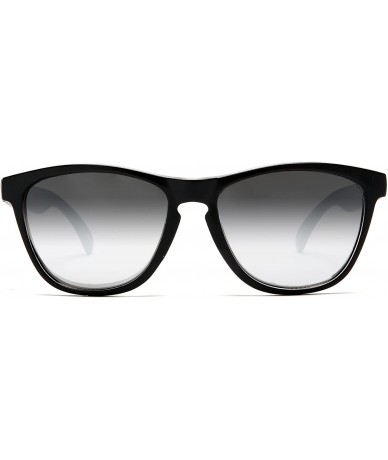 Square New Don and Audrey Form Horned Rim Sunglasses - Matte Black - CY12E0DXG4B $19.70