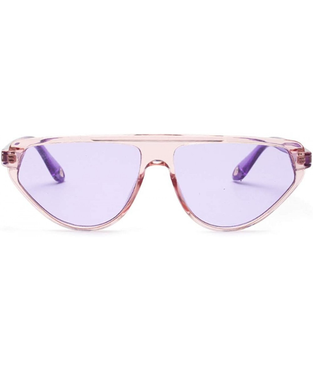 Cat Eye Retro Vintage Women's Cat Eye Sunglasses Plastic Frame Eyewear UV400 - Purple - CQ18NQG7C3G $18.31