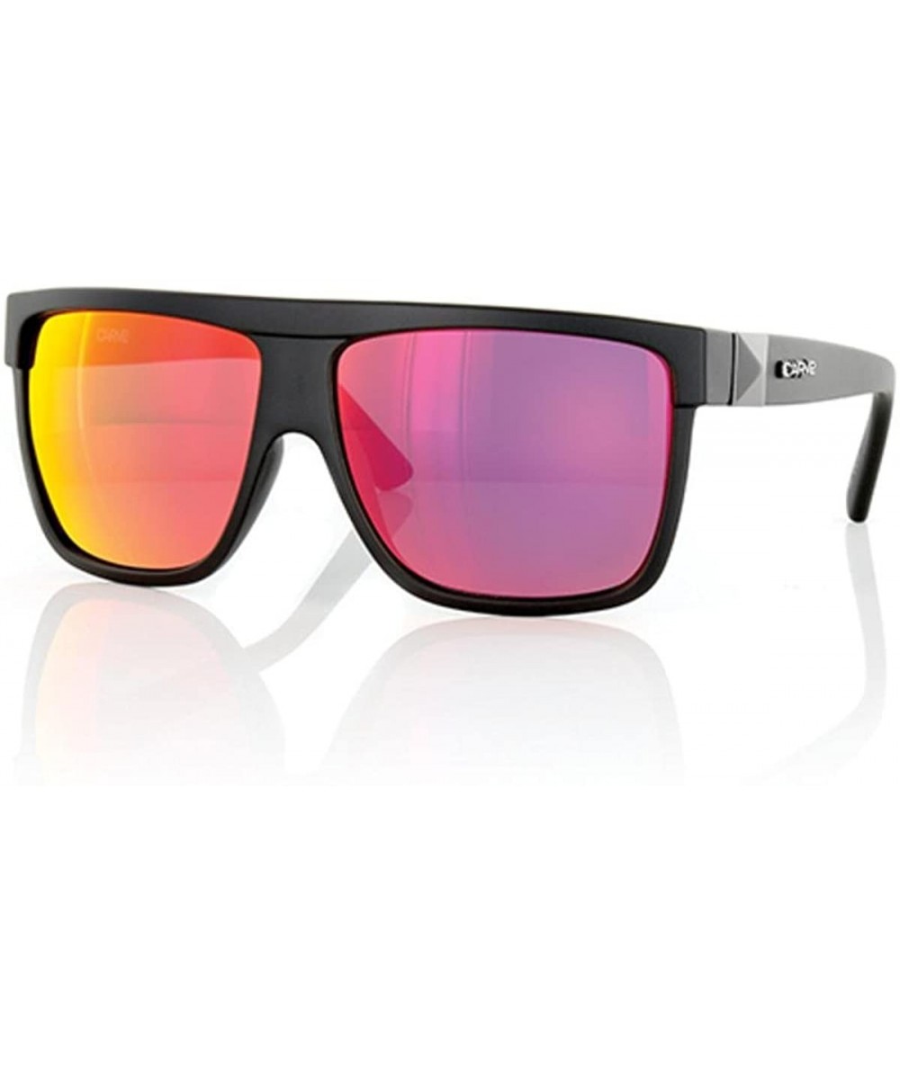 Sport Rocker Sunglasses Matt Black Red Iridium - C112EBRZ13F $60.51