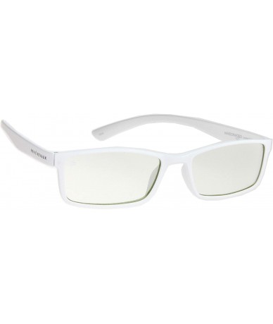 Aviator Philosopher Collection "The Confucius" Designer Square Eyeglasses - Matte White/Clear - CI18E52ZS2G $42.21