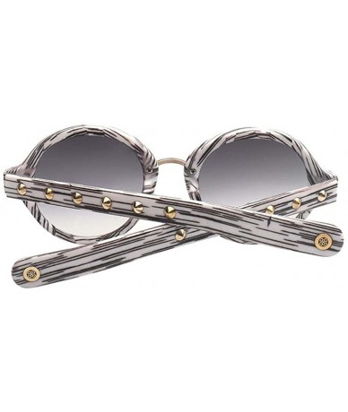 Butterfly Rivets sunglasses women fashion sunglasses outdoor trend glasses - Pattern Gray Color - CK1843MUMZA $44.51