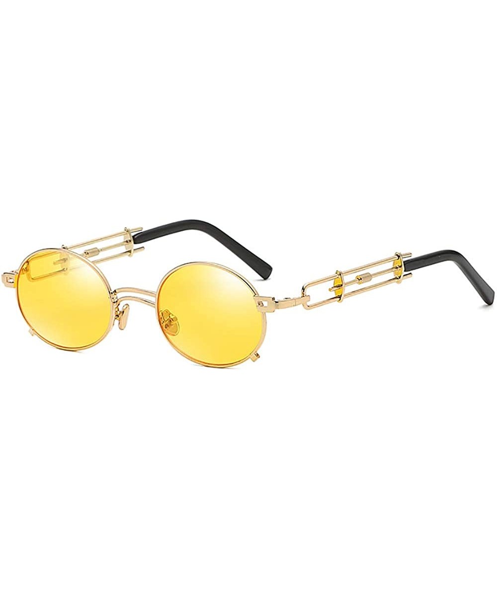 Round Retro Steampunk sunglasses metal Round sunglasses for men women portection eyes Vintage sunglasses - 7 - CA18AU2ZKQR $2...