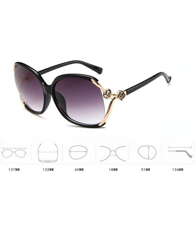 Aviator Rhinestone Insert Sunglasses Women UV400 Elegant Sun Glasses Eyewear Accessories - Purple - CY18U349843 $30.27